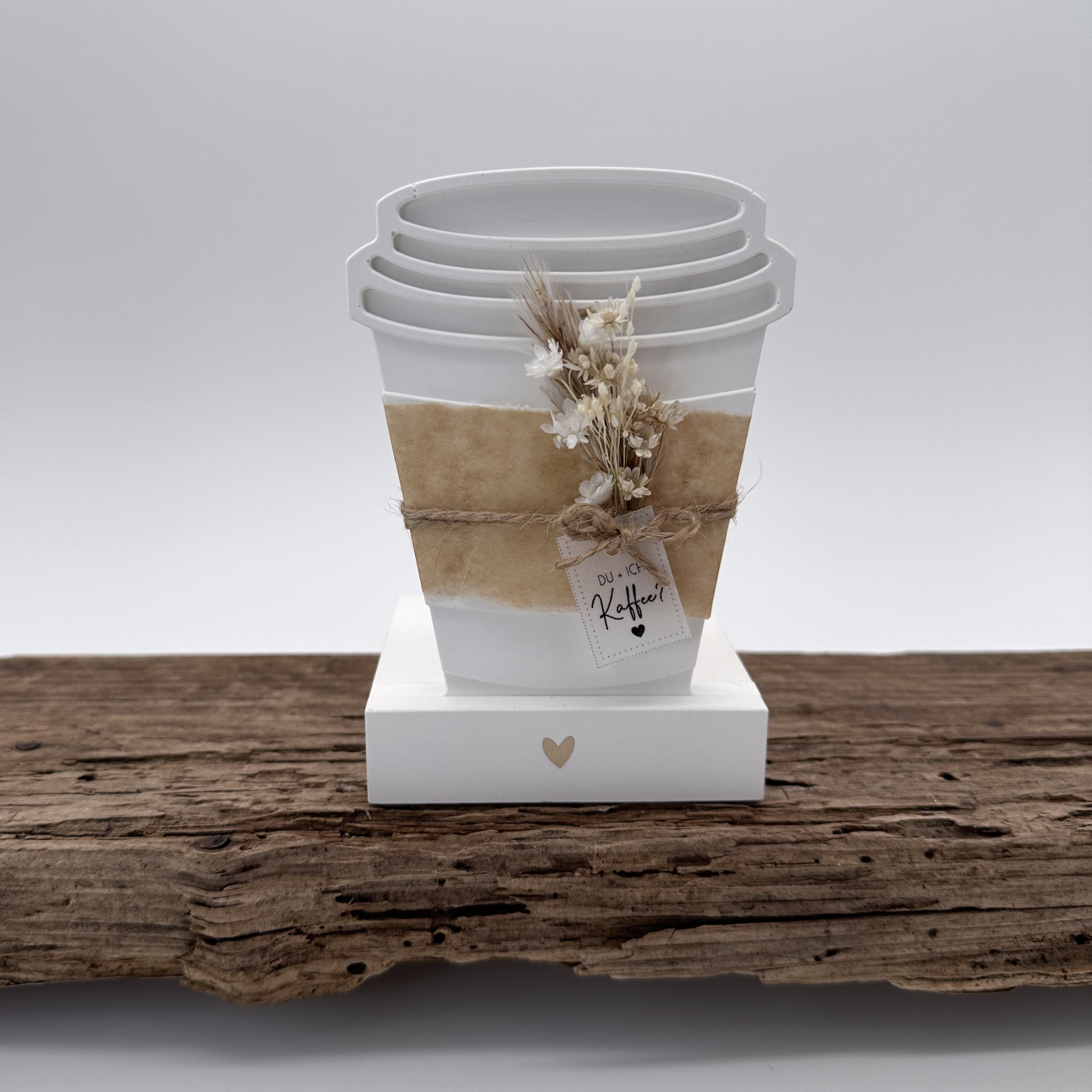 Einschieber Kaffeebecher 'Coffee to go' kurz