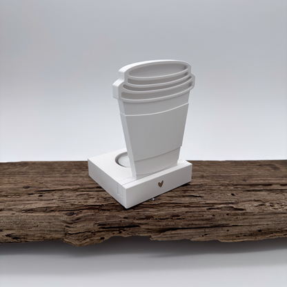 Einschieber Kaffeebecher 'Coffee to go' kurz