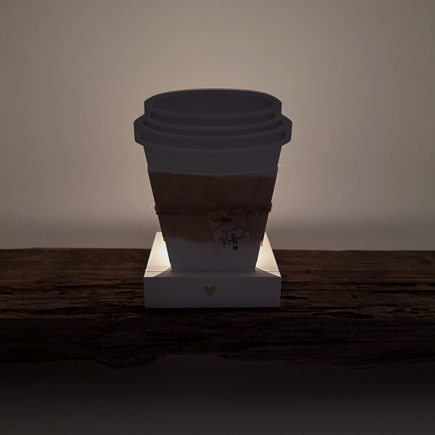 Einschieber Kaffeebecher 'Coffee to go' kurz