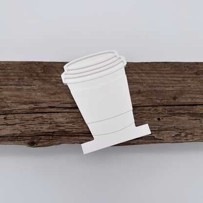 Einschieber Kaffeebecher 'Coffee to go' kurz