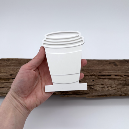 Einschieber Kaffeebecher 'Coffee to go' kurz