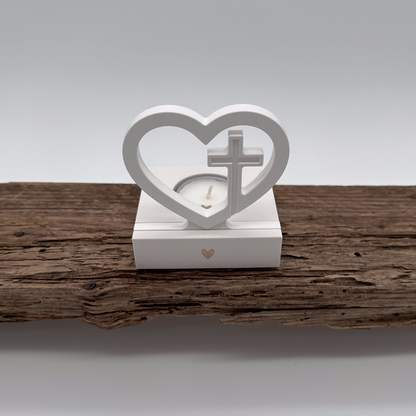 Einschieber Herz mit Kreuz kurz