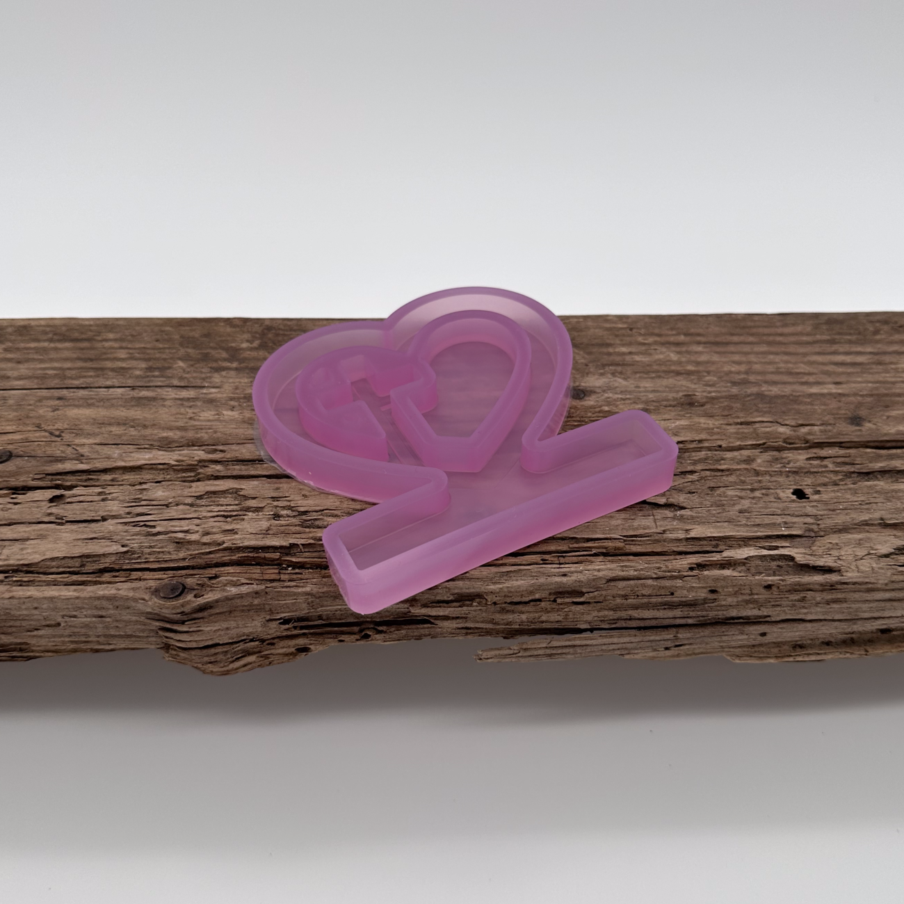 Einschieber Herz mit Kreuz kurz