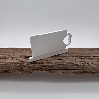 Einschieber Schild mit Herz mittel