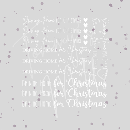 Driving Home for Christmas Klötzchenedition