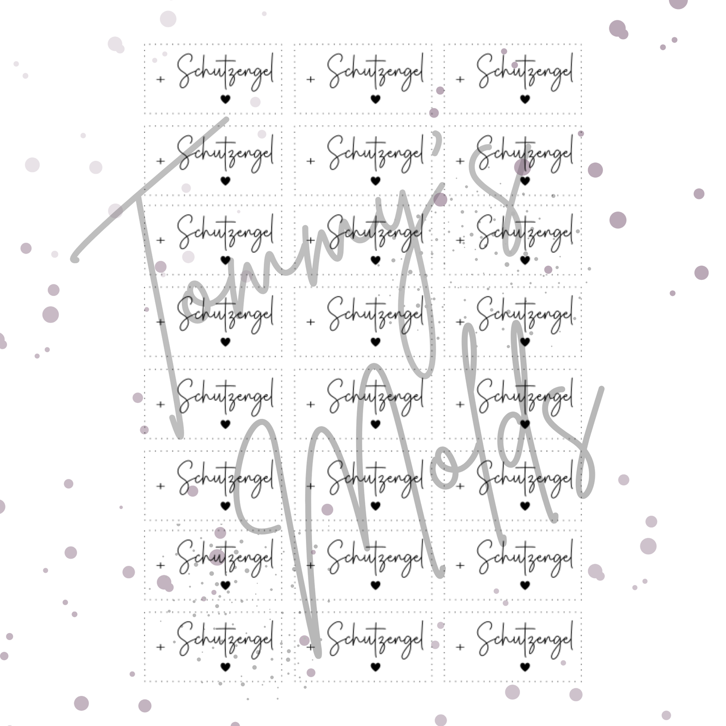Schutzengel groß quer A5 Bogen