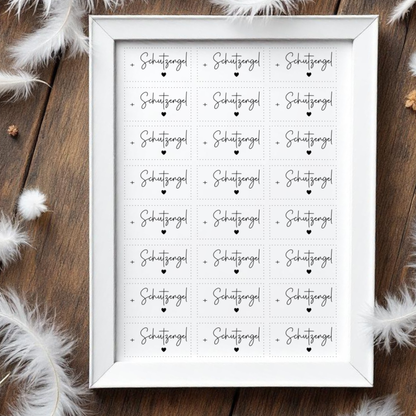 Schutzengel groß quer A5 Bogen