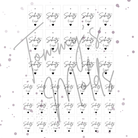 Schutzengel hoch A5 Bogen