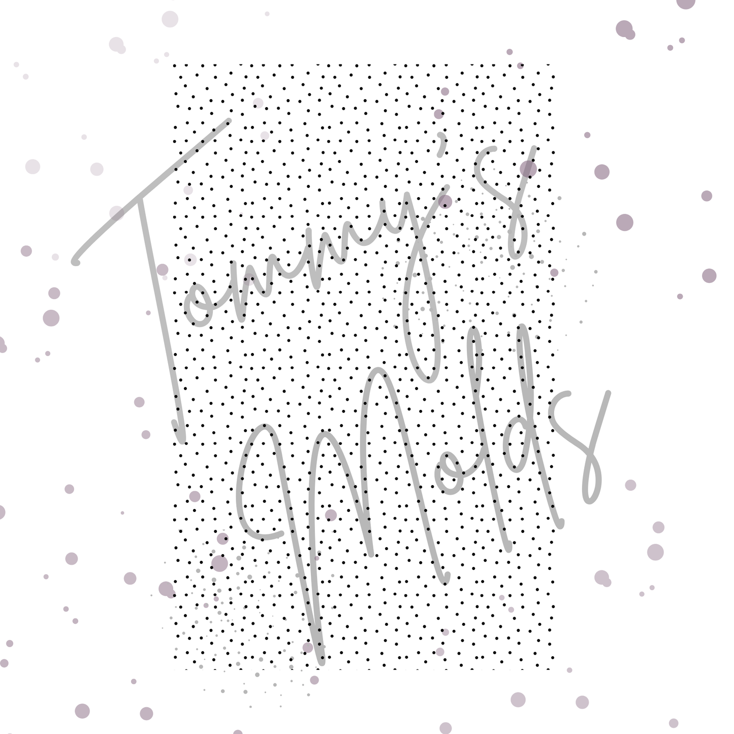 Punkte schwarz A5 Bogen