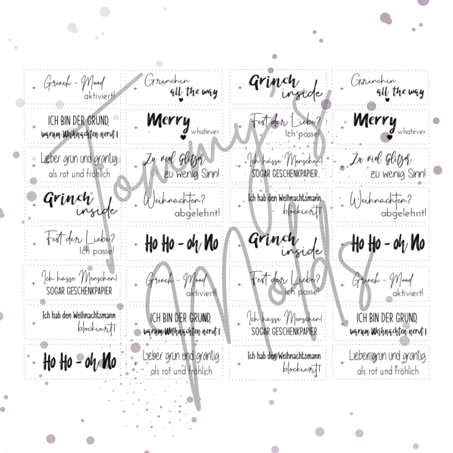 "Grinch" Edition A5 Bogen